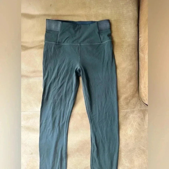 Athleta Aura Split Pant Black Olive Women’s Size Small - Picture 4 of 13